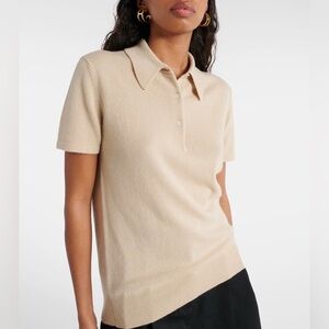 Nili Lotan Milos Cashmere Polo Shirt Women’s Size Small